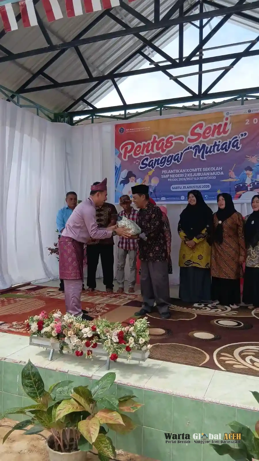 Pentas Seni Sanggar Mutiara SMP Negeri 2 Kejuruan Muda,