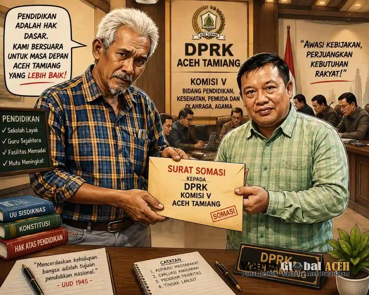 Surat Somasi di Layangkan, Fungsi Pengawasan Dprk di pertaruhkan