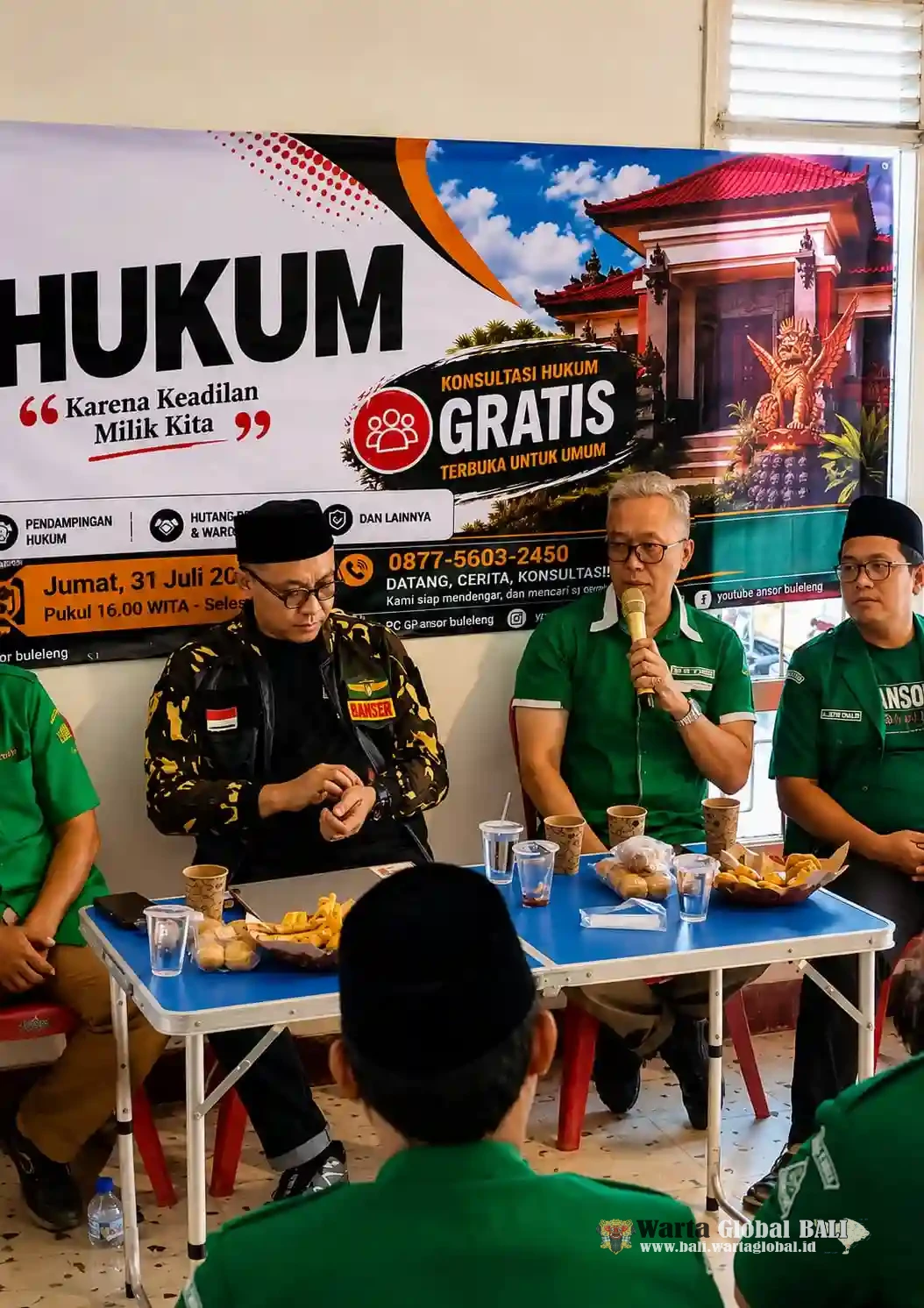 LBH GP Ansor Bali Resmikan Program "Ngopi & Konsultasi Hukum Gratis" di Kabupaten Buleleng