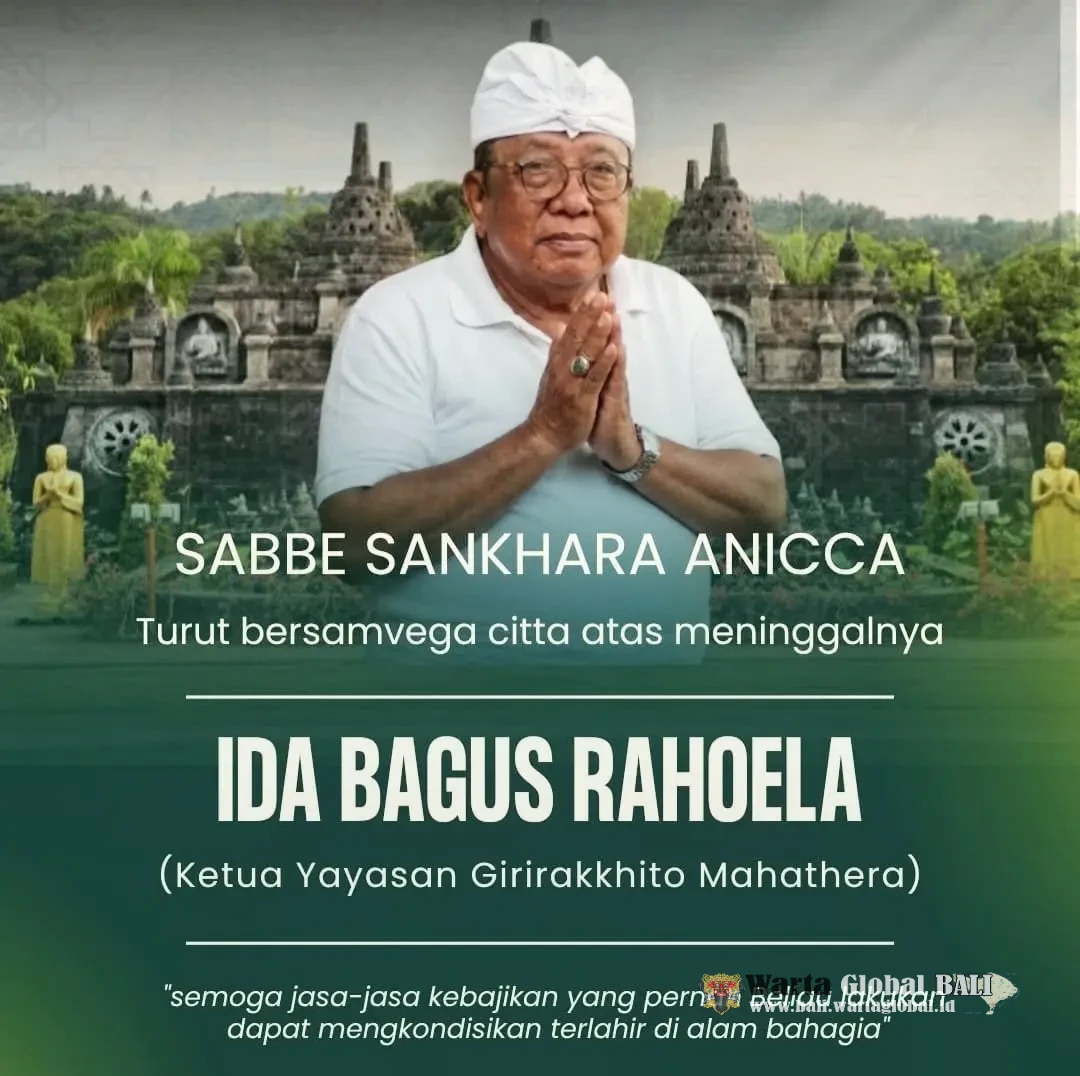 WartaGlobal.id
Keluarga Umumkan Rangkaian Prosesi Kremasi Mendiang Ida Bagus Rahoela, Mohon Doa Restu dari Kerabat dan Sahabat