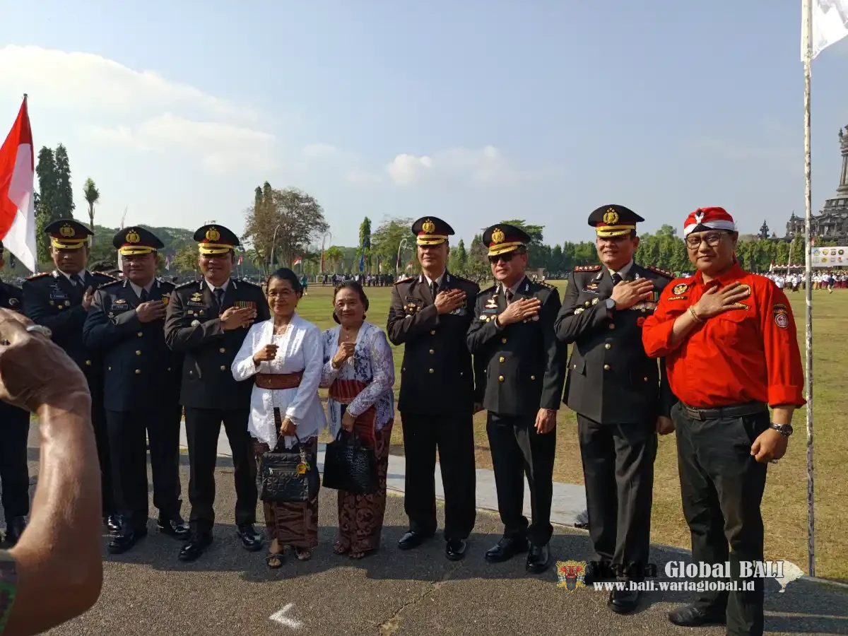 Nuansa Adat dan Khidmat, Pemprov Bali Bersama DPW SKP dan Forkopimda Gelar Upacara HUT ke-81 RI di Renon