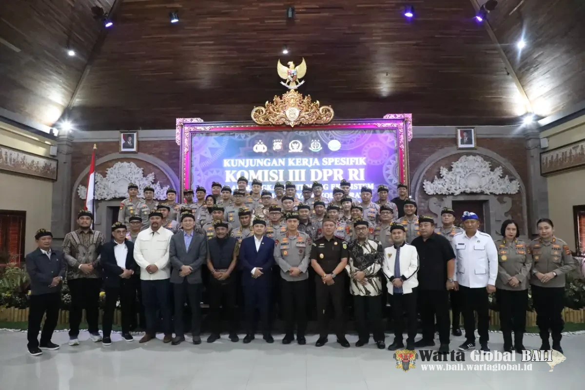 Komisi III DPR RI Kunjungi Polda Bali, Penegakan Hukum dan Keterlibatan WNA Jadi Sorotan
