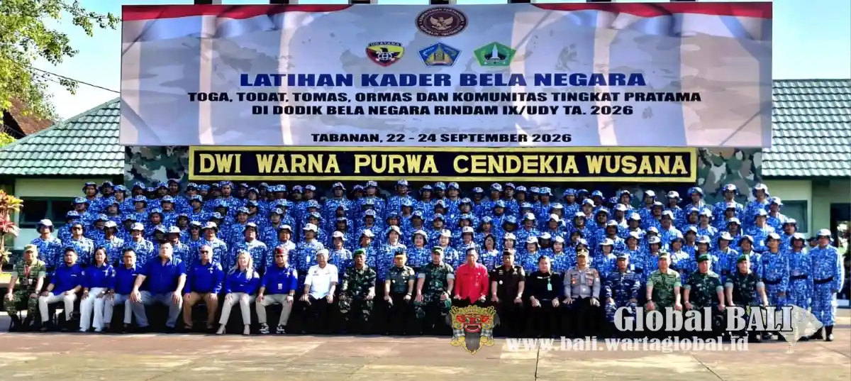 325 Tokoh se-Bali Turun Gunung! Bacadnas Kemhan RI Gembleng Kader Bela Negara di Tabanan, Waspadai Perang Kognitif di Era Digital!