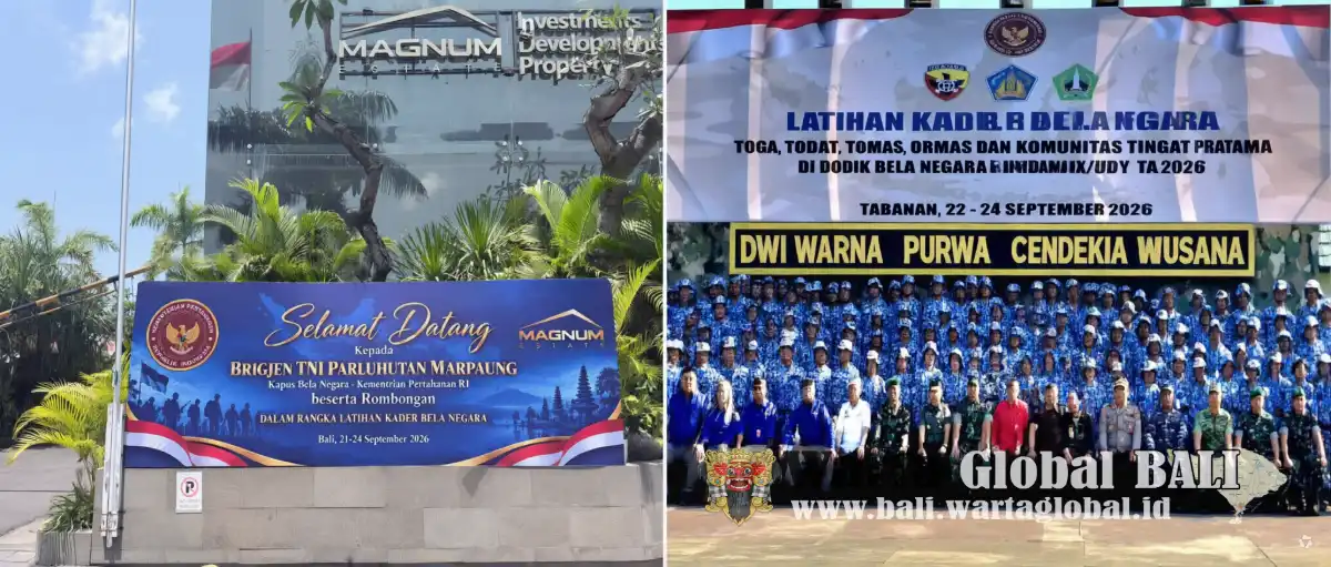MAGNUM ESTATE INTERNASIONAL KEMBALI TUNJUKKAN KELAS! Fasilitasi Kedatangan Brigjen TNI Parluhutan Marpaung di Bali untuk Latihan Bela Negara Kemhan RI