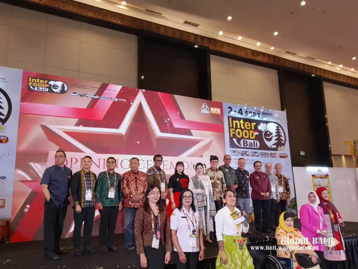 BALI INTERFOOD 2026 RESMI DIBUKA, 110 PESERTA DARI 8 NEGARA BIDIK PASAR F&B BALI