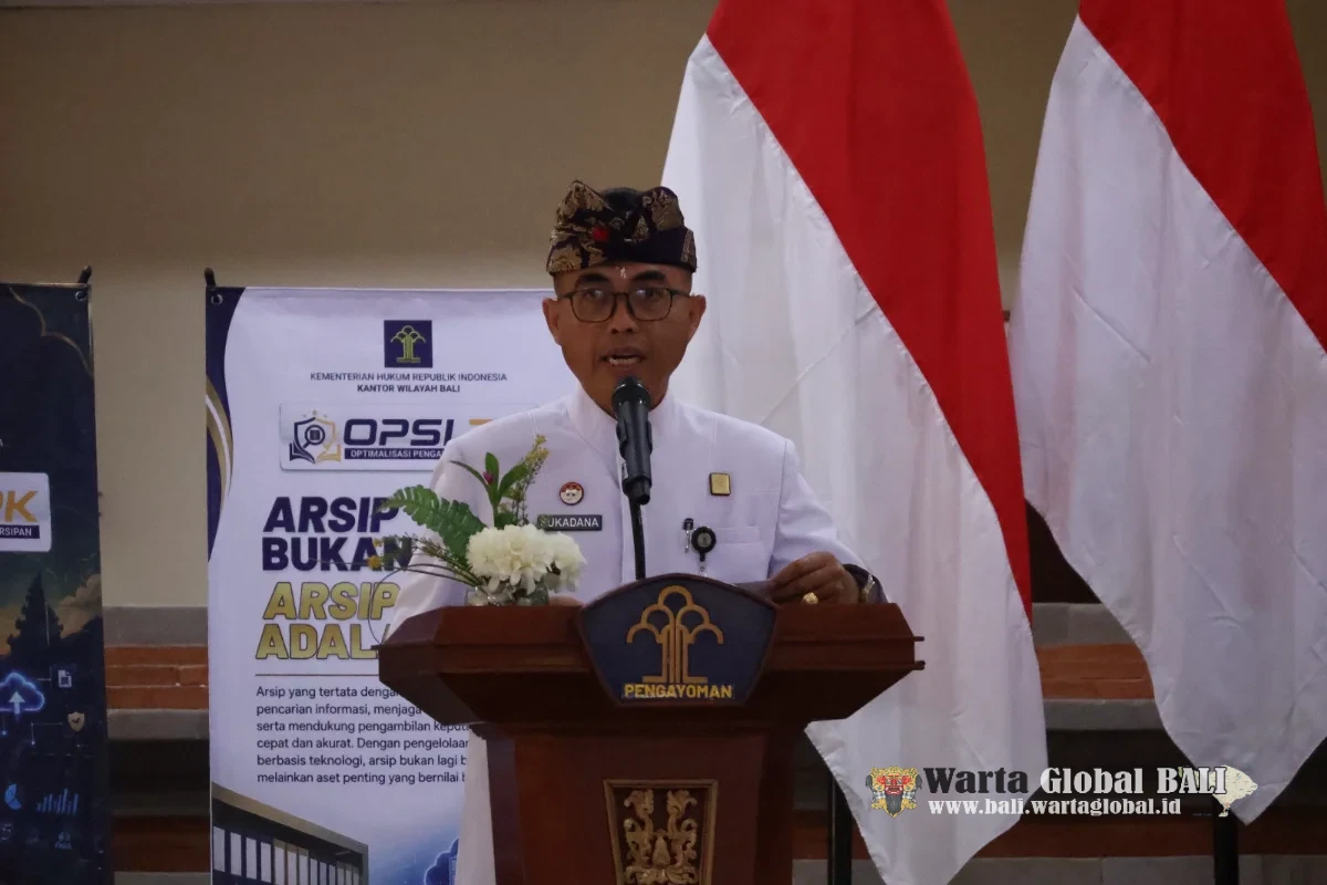 Kanwil Kemenkum Bali Luncurkan OPSI PK, Perkuat Budaya Tertib Arsip untuk Tata Kelola Pemerintahan Akuntabel