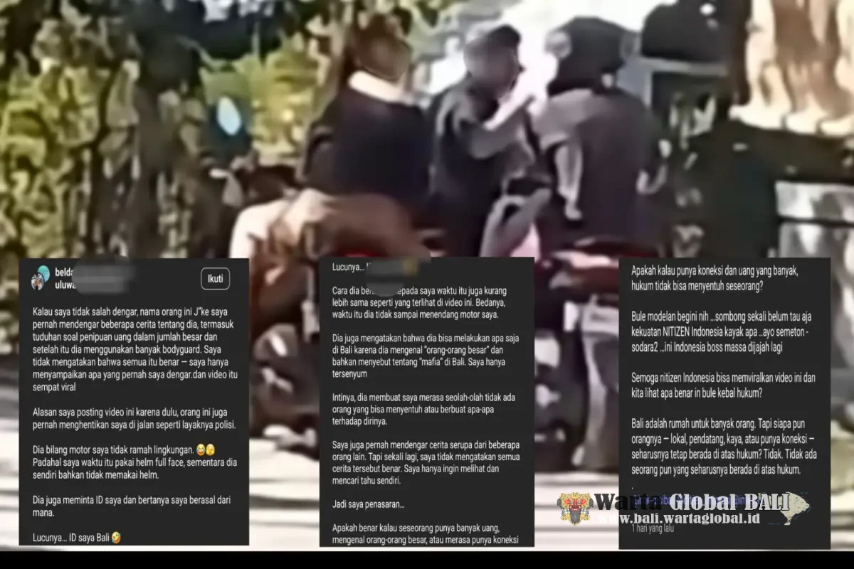 VIRAL BUKAN VONIS: Narasi Seret WNA Australia, JM Lawan Balik dan Siapkan Somasi
Ketika media sosial berubah menjadi ruang penghakiman, siapa yang sebenarnya memegang bukti?