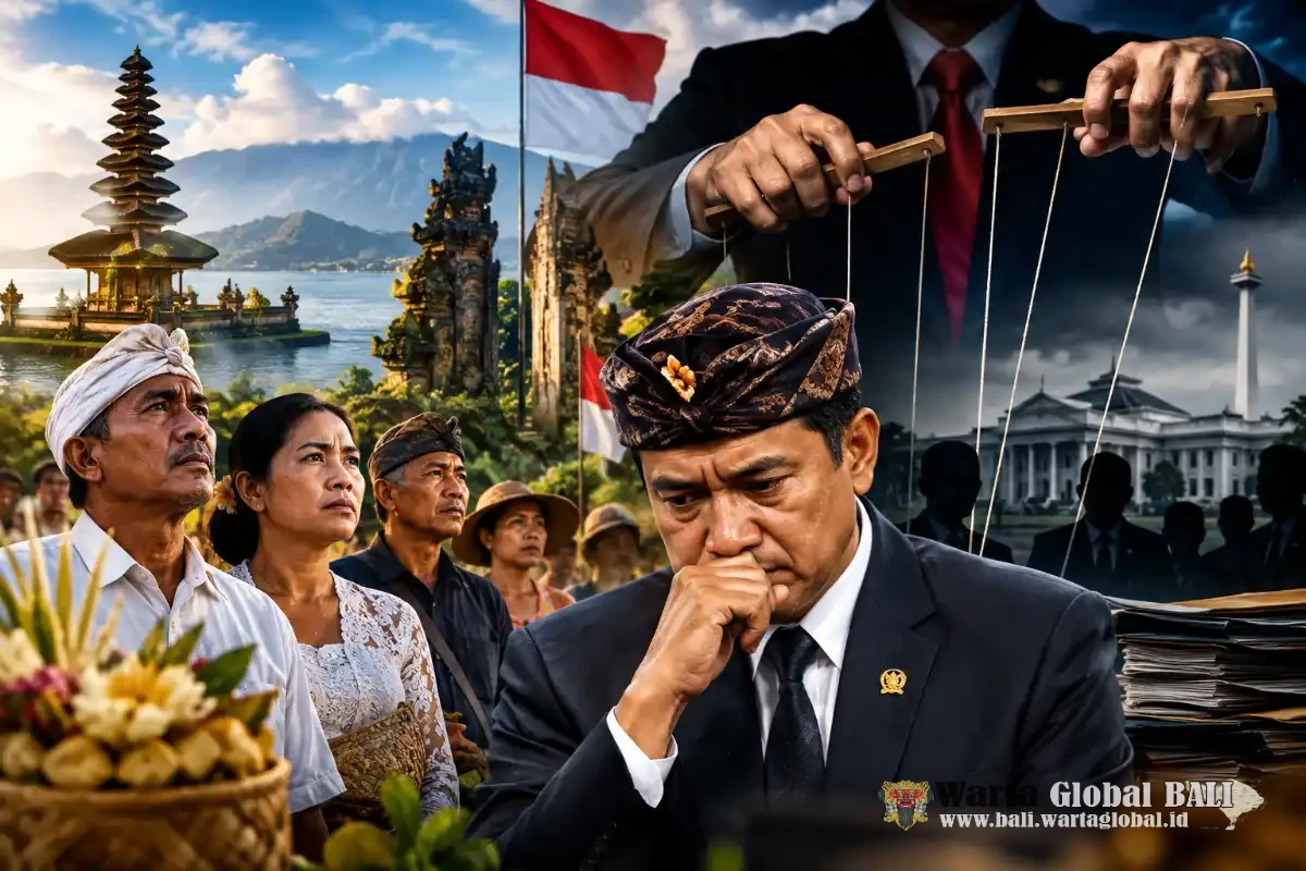 BALI KEHILANGAN PEMIMPIN?
 "Rakyat Memilih, Partai Mengendalikan, Jakarta Menentukan?”