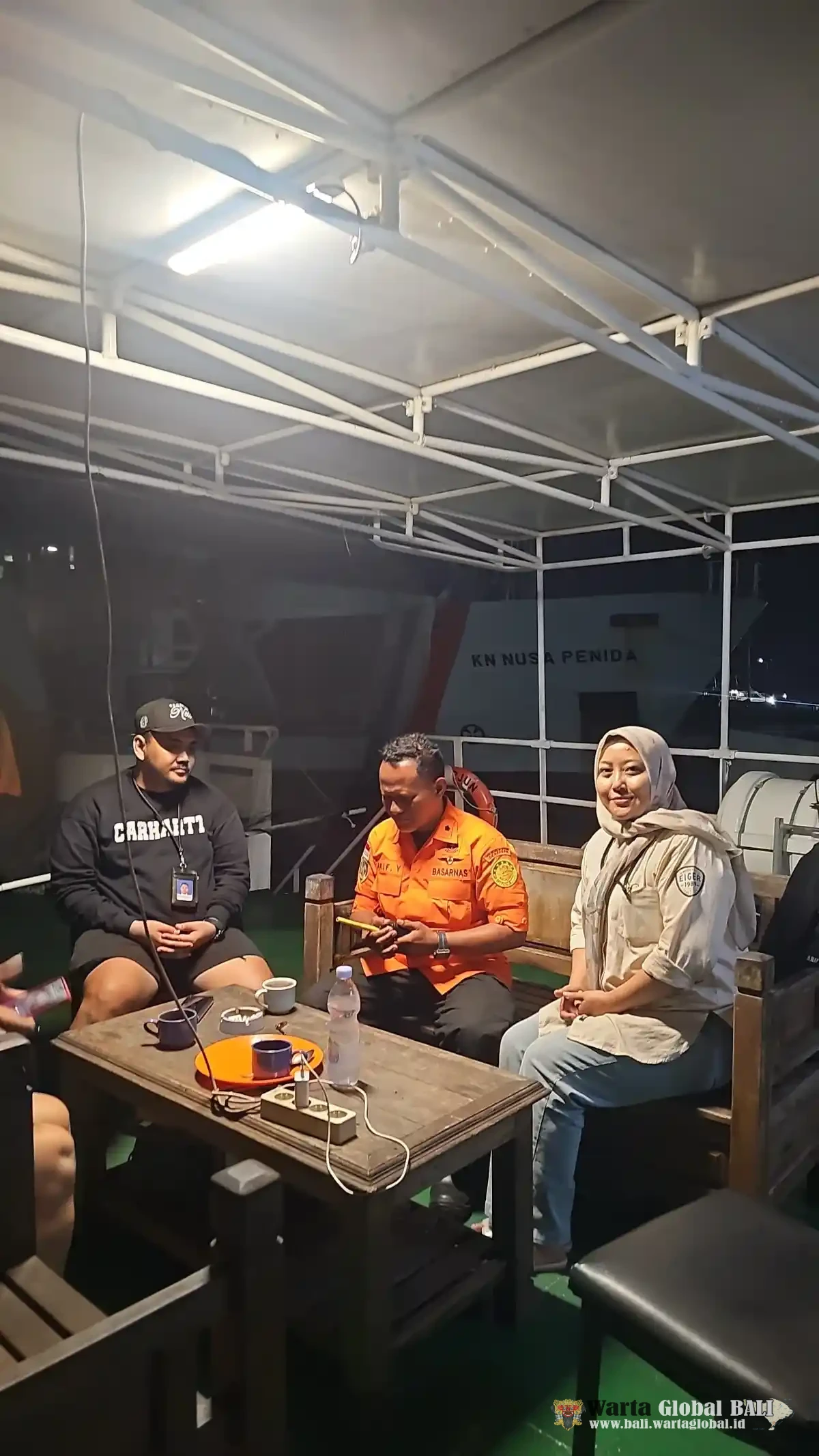 KAPAL BALIMAN MATI MESIN DI PERAIRAN NUSA PENIDA–NUSA LEMBONGAN, 3 KRU MASIH DALAM PENCARIAN