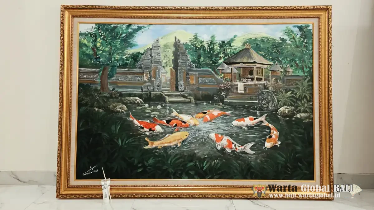 Harmoni Teratai dan Koi: Mahakarya Seni yang Merangkai Keindahan Alam, Kedamaian Jiwa, dan Filosofi Kehidupan