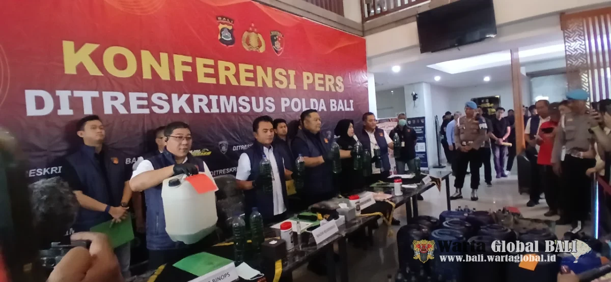 Polda Bali Ungkap 18 Perkara Penyalahgunaan BBM Subsidi, 21 Orang Ditindak dengan Barang Bukti 753 Liter