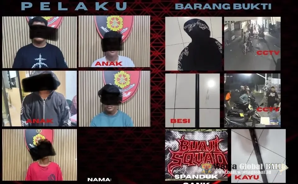 Viral Pengeroyokan di Denpasar, Polda Bali Amankan Lima Orang, Dua di Antaranya Anak di Bawah Umur
