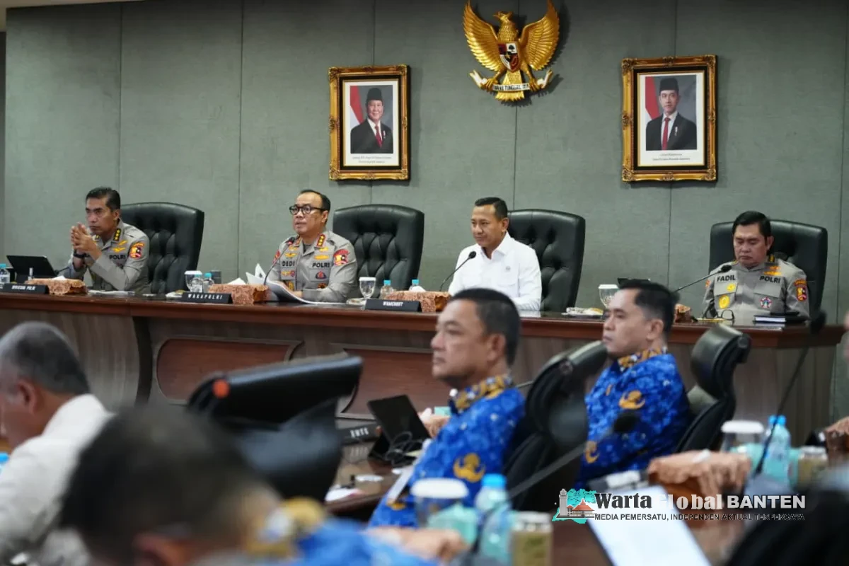Tindak Lanjuti Arahan Presiden, Wakapolri dan Wamen Kehutanan Konsolidasikan Langkah Nasional Hadapi El Nino dan Karhutla