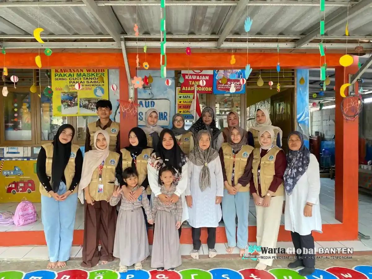Mahasiswa KKM UNIBA Kelompok 39 Dorong Kreativitas Belajar Anak PAUD di Desa Petir