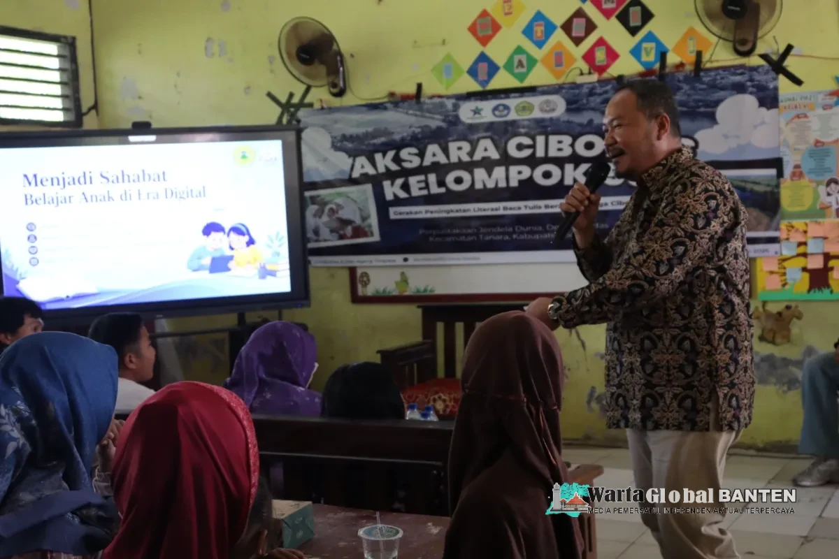 Perkuat Peran Orang Tua, KKM Tematik Literasi Kelompok 50 UNTIRTA Adakan Seminar Literasi di SD Negeri Cibodas