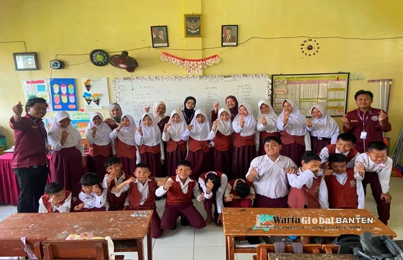 KKM 23 Universitas Bina Bangsa Gelar Sosialisasi "Bullying Bukan Candaan: Pahami Dampak dan Hukumnya" di SDN 3 Ciruas