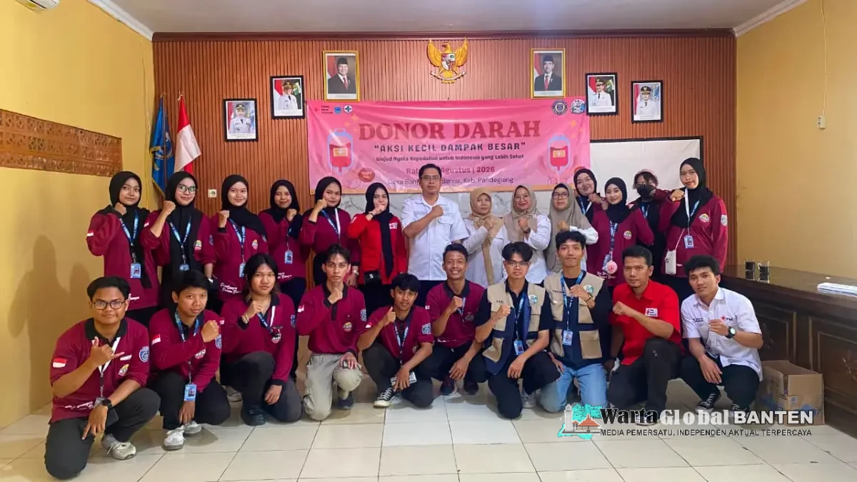 KKM 66 Universitas Bina Bangsa Gelar Donor Darah Bersama PMI di Kecamatan Banjar