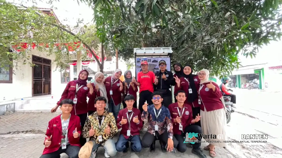 Peresmian Peta Desa Kramatwatu, KKM Kelompok 54 Uniba Dukung Tata Kelola Pemerintahan Desa