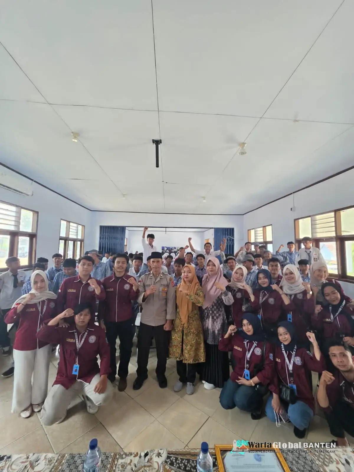 Seminar Edukasi Pergaulan Bebas “Lindungi Anak Muda, Jagalah Anak Bangsa”, KKM 85 UNIBA Bersinergi dengan BNN Banten dan Polsek Warunggunung
