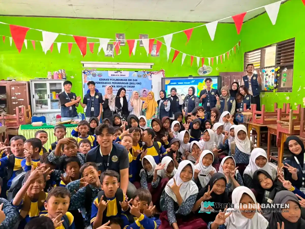KKM Kel 20 Uniba Gelar Edukasi Perlindungan Diri dan Anti Perundungan di SDN Jambu Alas Desa Bumijaya