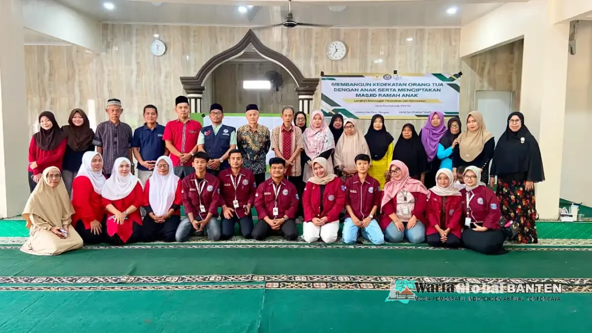 KKM Kelompok 54 UNIBA Sosialisasikan Masjid Ramah Anak dan Pencegahan Kekerasan di Kramatwatu