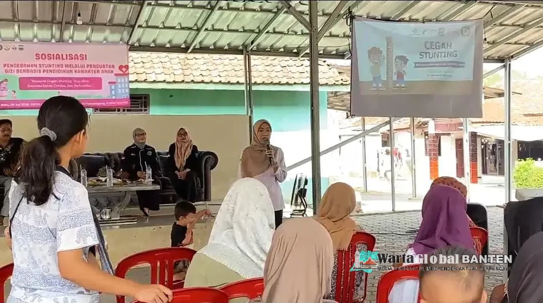 KKM 51 UNIBA Dorong Kesadaran Gizi untuk Cegah Stunting di Desa Pancanegara
