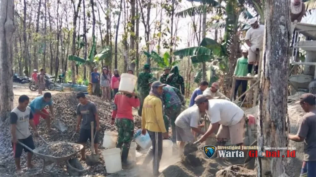 Lima Hari Jelang Penutupan TMMD Sengkuyung Boyolali, Satgas dan Warga Genjot Pembangunan, Target 100 Persen Rampung