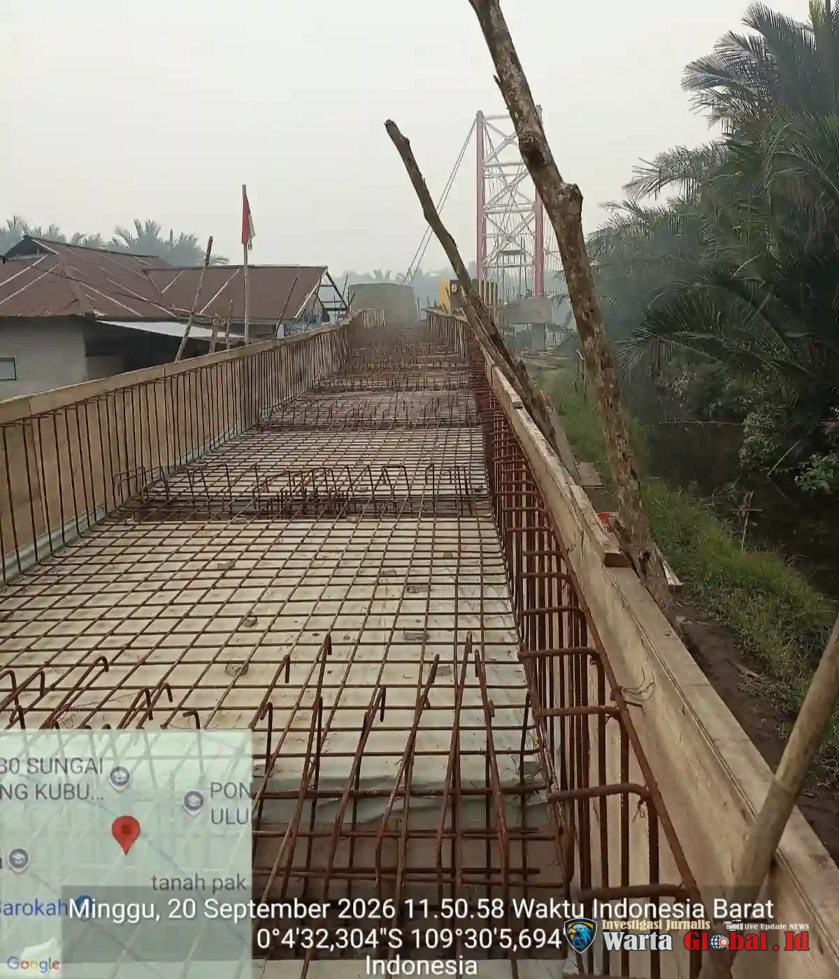 Mutu Material hingga Jarak Tulangan Disorot, Proyek Jembatan Simpang Kanan Diminta Diperiksa