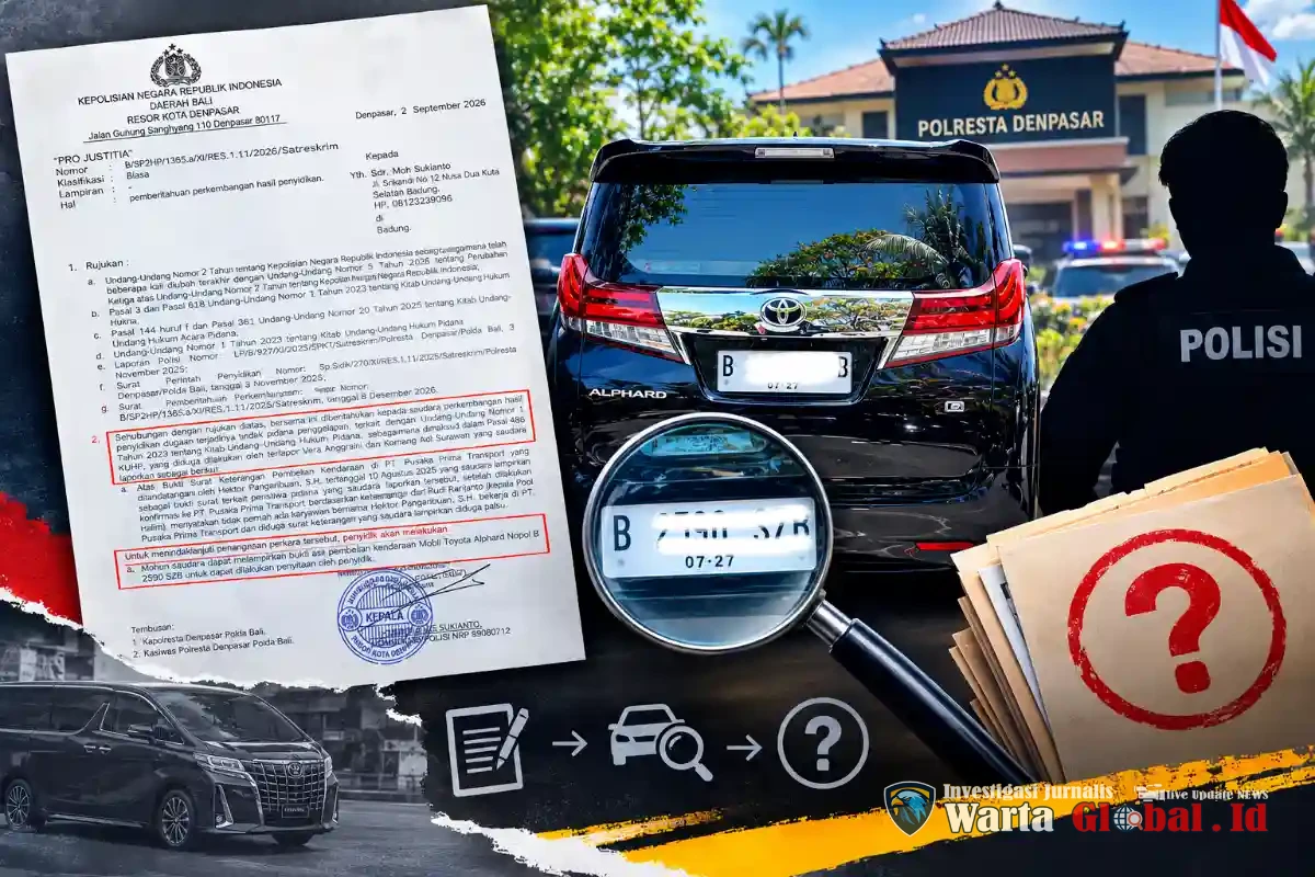 Alphard B 2590 SZB Disebut Akan Disita, SP2HP Polresta Denpasar Justru Sisakan Pertanyaan!!! Alphard B 2590 SZB Disebut Akan Disita, SP2HP Polresta Denpasar Justru Sisakan Pertanyaan!!!