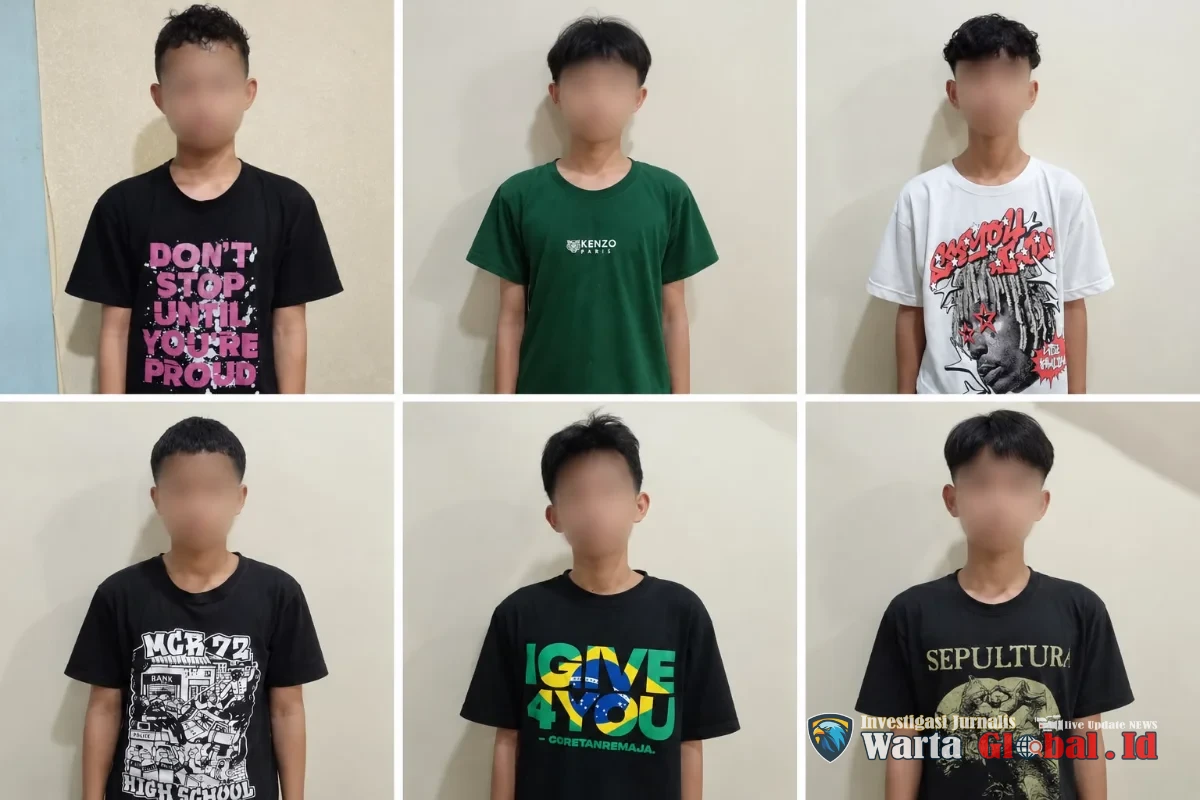 Berawal dari DM Instagram, Tawuran Pelajar di Cikunir Berujung Luka Senjata Tajam, Enam Pelajar Diamankan Polisi