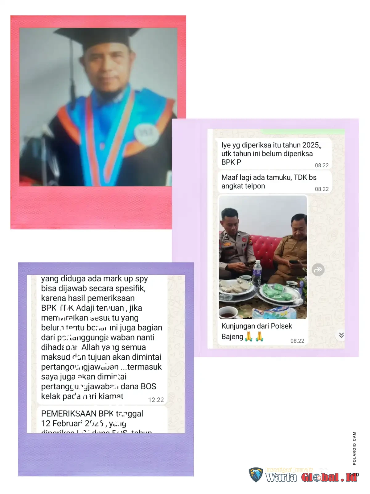 Dana BOS SMPN 1 Bajeng Barat TA 2024 - 2025 Realisasi dan Penggunaan Mencurigakan