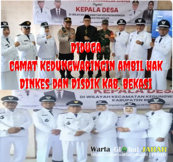 CAMAT KEDUNGWARINGIN DIDUGA LANGGAR KODE ETIK DAN DIDUGA ADA UANG DI BALIK USULAN PJ KADES