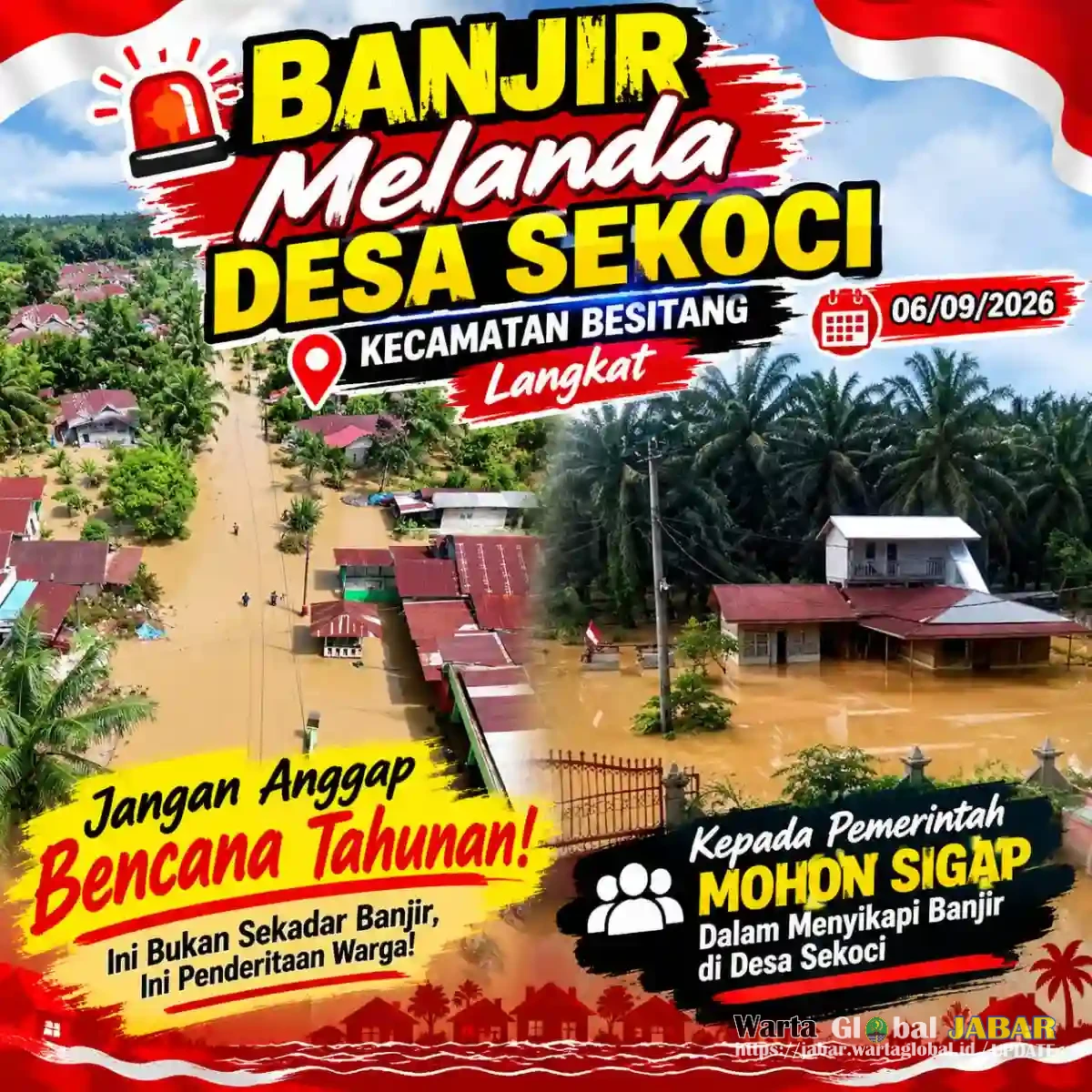 Banjir Kembali Kepung Desa Sekoci, Warga Menanti Langkah Nyata Pemerintah