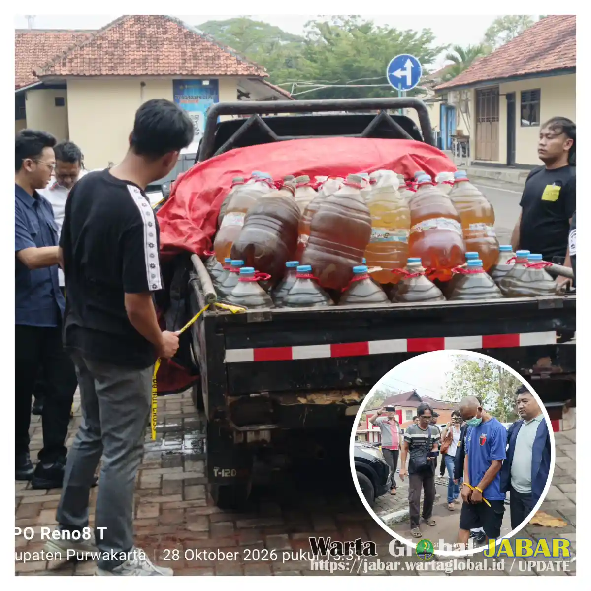 Polres Purwakarta Amankan 1.110 Liter Solar Subsidi, Seorang Pria Diperiksa