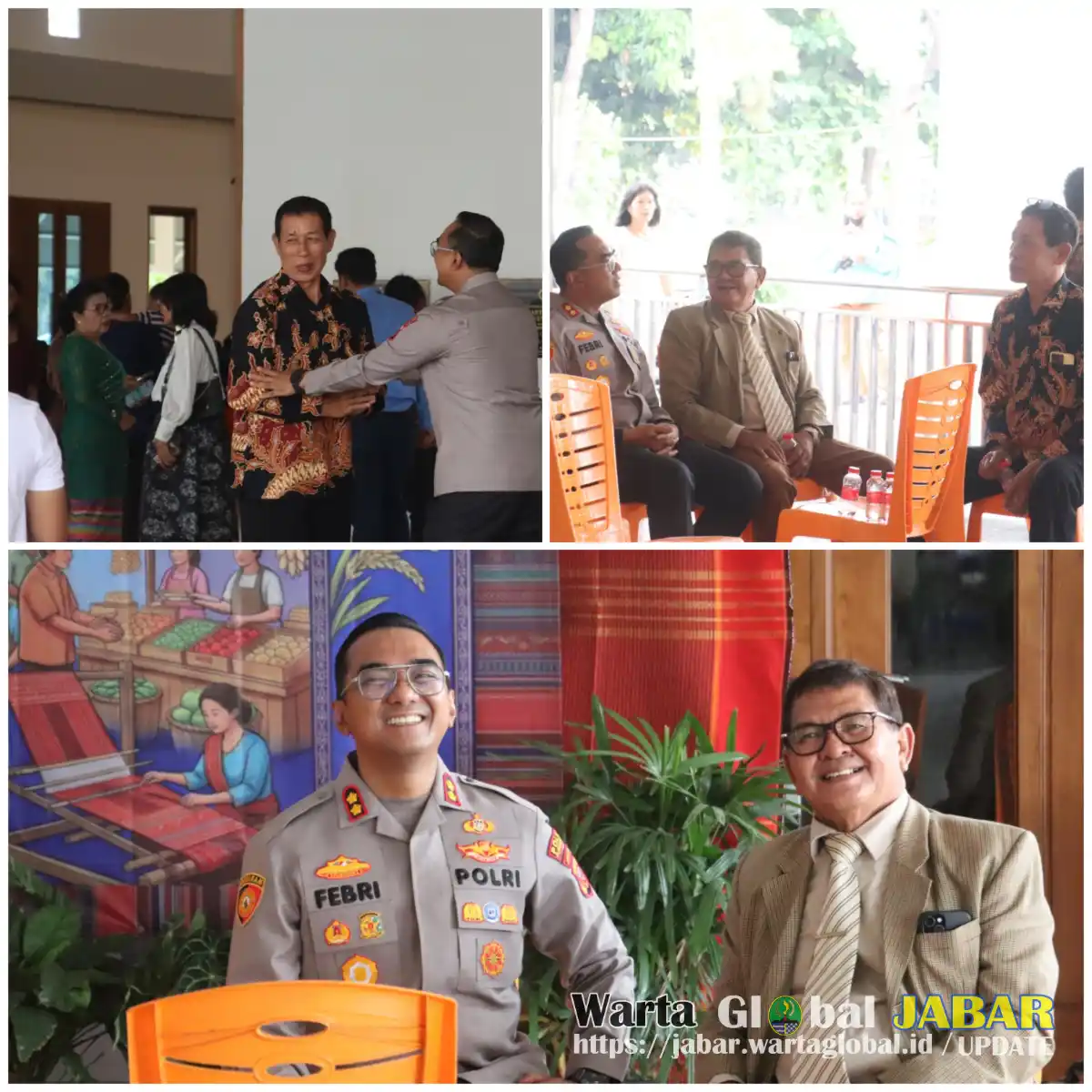 Minggu Kasih Di Gereja HKBP,Kapolres Purwakarta Perkuat Toleransi Dan Kerukunan Antar Umat Beragama