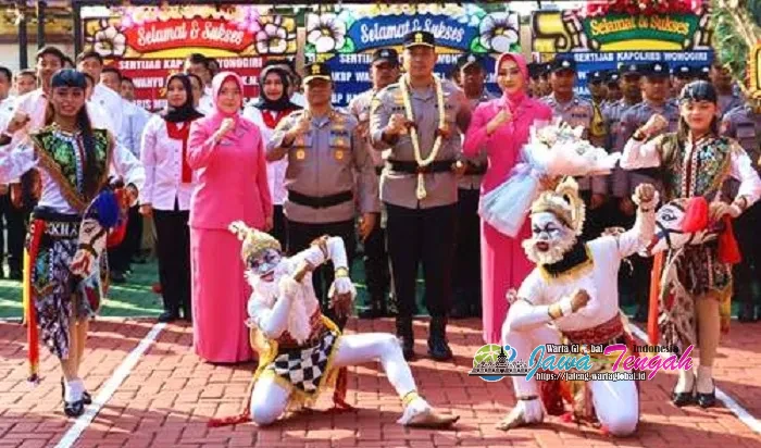 AKBP Haris Munandar Hasyim Resmi Jabat Kapolres Wonogiri, Disambut Tradisi Pedang Pora dan Kesenian Khas Daerah