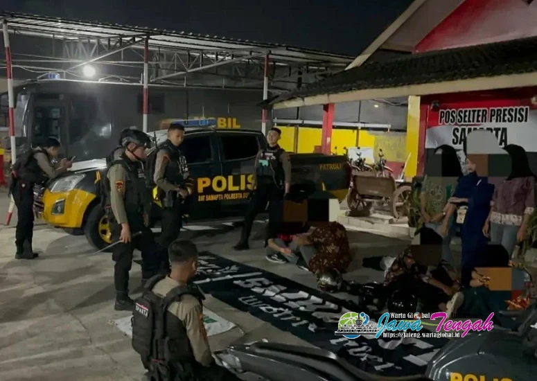 Polresta Surakarta Amankan 9 Pelajar Sukoharjo Lakukan Pembinaan