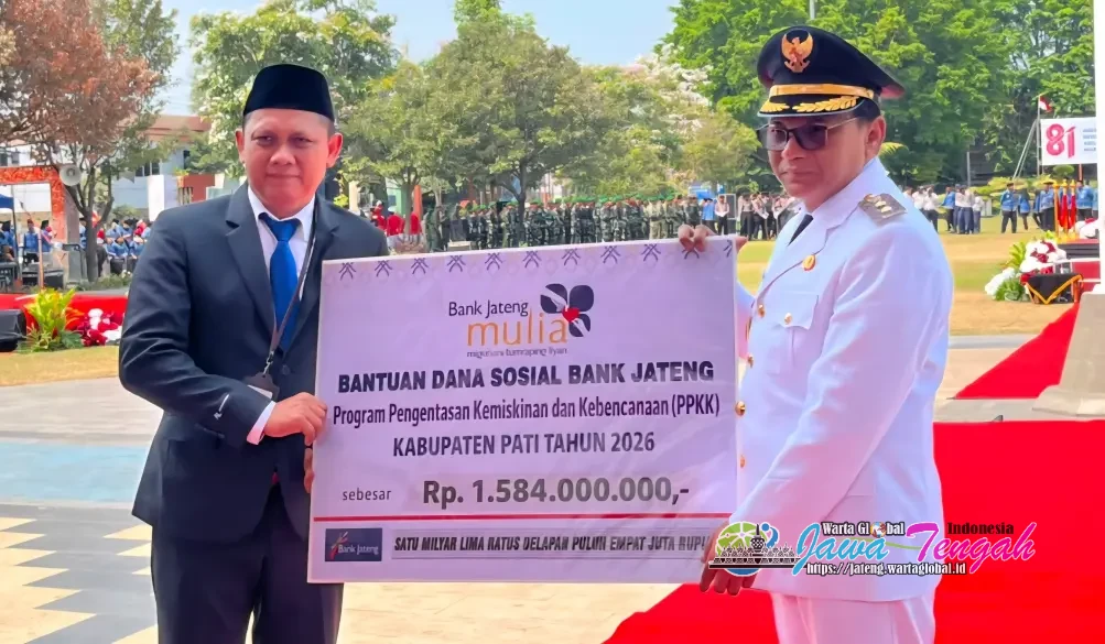 Wujud Kepedulian Sosial, Bank Jateng Cabang Koordinator Pati Serahkan Bantuan CSR Rp1,584 Miliar kepada Pemkab Pati