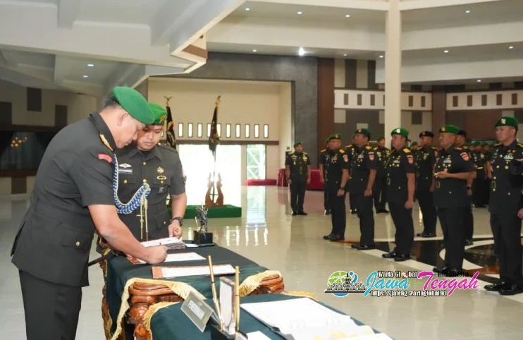 Pangdam IV/Diponegoro Pimpin Sertijab Sejumlah Pejabat Kodam IV/Diponegoro