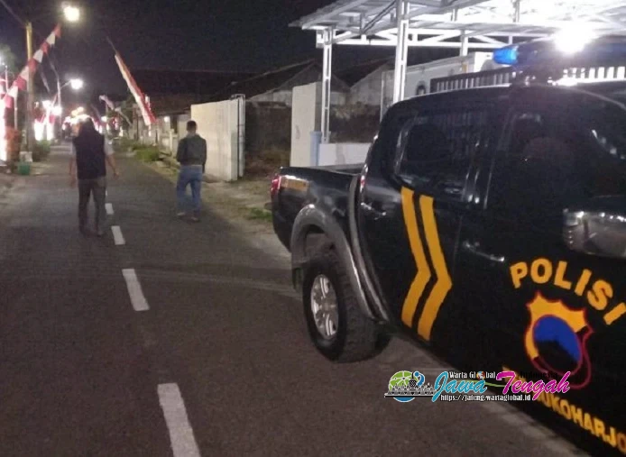 Intensifkan Blue Light Patrol, Polsek Sukoharjo Perkuat Kamtibmas Jelang Pilkades Serentak 2026