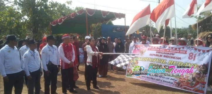 Ribuan Warga Gunungpati Semarak Karnaval Budaya HUT Ke-81 Kemerdekaan RI