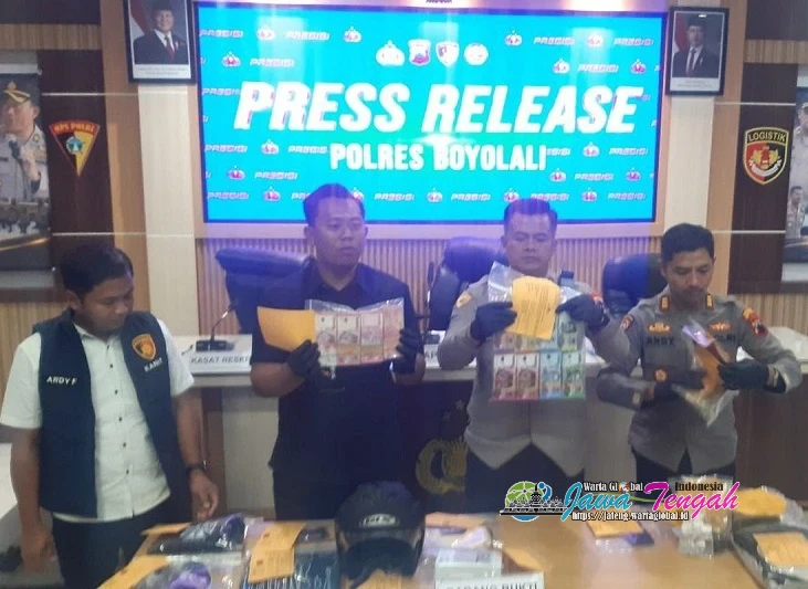 Polres Boyolali Selidiki Uang Mainan yang Digunakan Tukar Uang Rp105,3 Juta dengan Uang Mainan