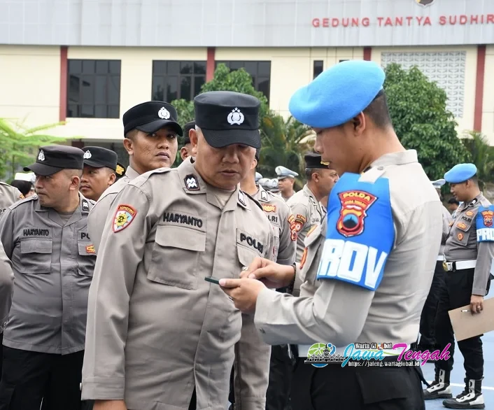 Gelar Gaktibplin di Polres Karanganyar, Bidpropam Polda Jateng Temukan Pelanggaran Disiplin Ringan