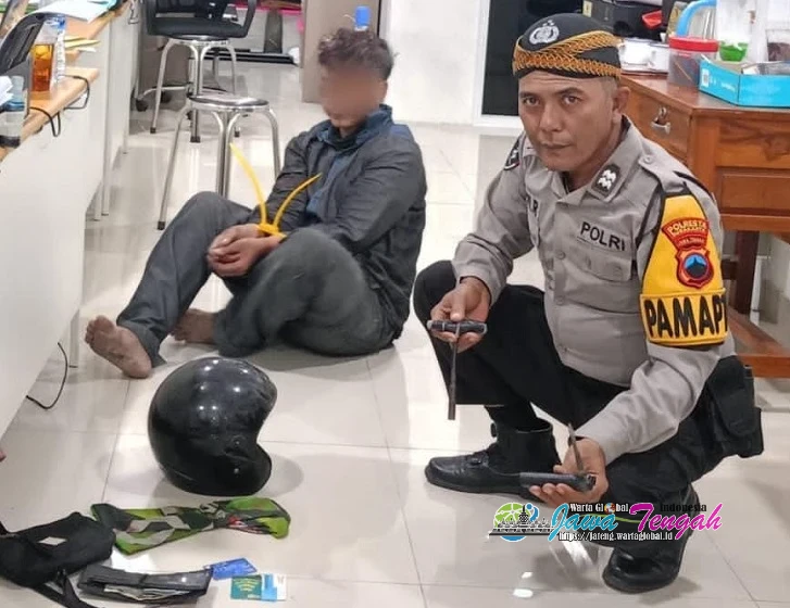 Polresta Surakarta Respon Cepat Amankan Terduga Pencuri Motor