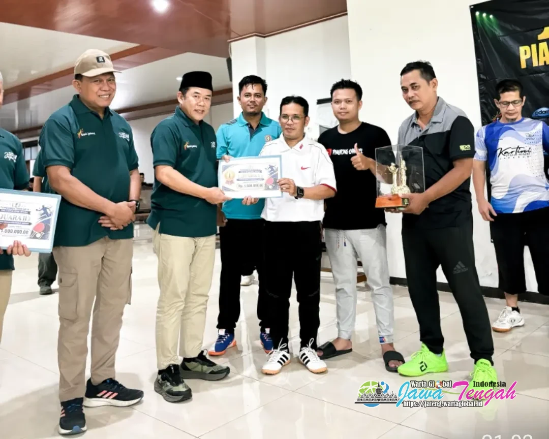 Piala Ketua DPRD Jepara Digelar, Pejabat dan OPD Adu Skill Lewat Tenis Meja
