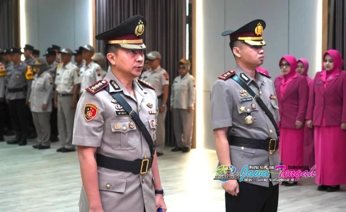 Kapolrestabes Semarang Pimpin Sertijab Wakapolrestabes
