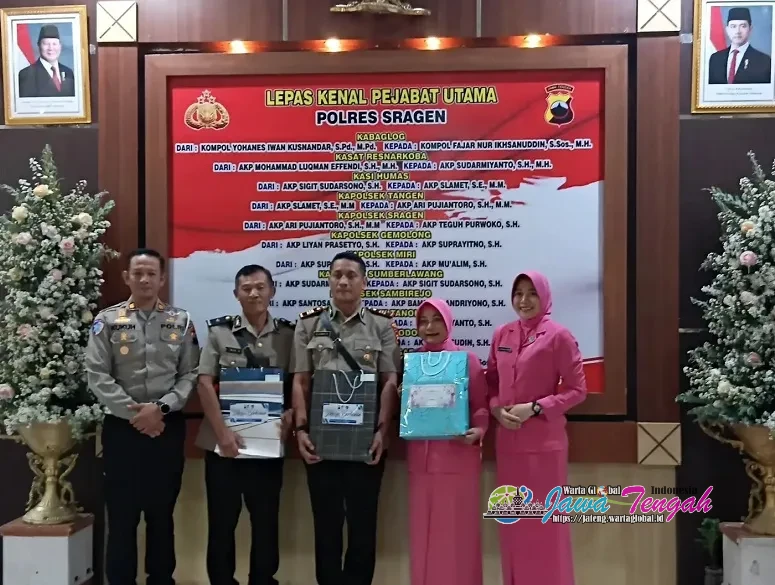 Kapolres Sragen Pimpin Sertijab PJU dan Kapolsek Jajaran, Berikut Daftarnya!