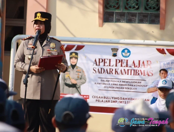 Polres Pekalongan Kota Perkuat Pembinaan Pelajar melalui Apel Sadar Kamtibmas di Sejumlah Sekolah