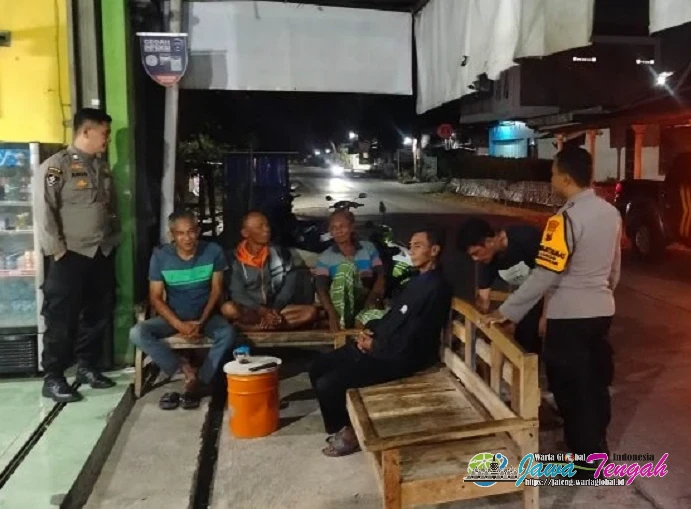 Polsek Tawangsari Giat Patroli Malam, Ajak Warga Jaga Kamtibmas
