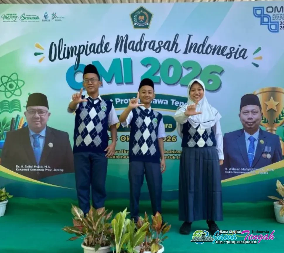 Tiga Siswa MTsN 1 Jepara Siap Harumkan Kota Ukir pada OMI 2026 Tingkat Provinsi Jateng